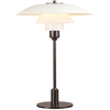 Image de LOUIS POULSEN lampe de table PH 3 1/2 - 2 1/2 (Blanc - Verre opalin souflé et métal)