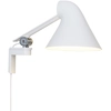 Image de LOUIS POULSEN lampe murale applique NJP avec bras court (blanc 2700K - Aluminium)