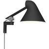 Image de LOUIS POULSEN lampe murale applique NJP avec bras court (noir 2700K - Aluminium)