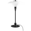 Image de LOUIS POULSEN lampe de table PH 2/1 (Noir métallique - Verre opalin souflé et métal)
