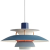 Image de LOUIS POULSEN lampe à suspension PH 5 300 (Nuances de bleu - Aluminium)