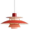 Image de LOUIS POULSEN lampe à suspension PH 5 MINI (Nuances de rouge - Aluminium)