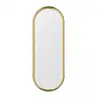 Image de Miroir mural doré angui ovale h 78 x l 29 cm