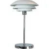 Image de Dyberg Larsen lampe de table DL31 31 cm E27 acier 60W blanc mat