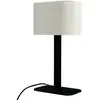 Image de Lampe à poser en métal et tissu h39 cm d12 cm - calix