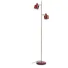 Image de Lampadaire en métal rouge foncélaiton, h 160 cm d 42,5cm - ocean