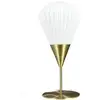 Image de Lampe à poser en métal et en verre h45,5cm d21cm, ballon