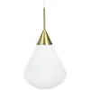 Image de Suspension en métal et en verre h58cm d33cm, ballon