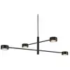 Image de Suspension led clyde noir l89cm 2010803003