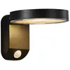 Image de RICA ROUND-Applique murale dextérieur LED solaire H12cm Noir Nordlux