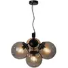 Image de Suspension moderne, ivona 4-spot en verre noir, ip20, nordlux 2112153003