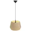 Image de Suspension abat-jour en coton plissé, dicte 40 en textile beige, ip20, nordlux 2112353009