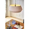Image de Suspension abat-jour en coton plissé, dicte 53 en textile beige, ip20, nordlux 2112373009