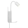 Image de Applique et lampe de chevet multifonctionnelle, roomi en métal blanc, ip20, nordlux 2112551001