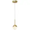 Image de Suspension art déco, contina en métal et verre opale doré, ip20, nordlux 2113153035