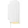 Image de Applique murale double, curtiz en aluminium blanc, ip20, nordlux 2110551001