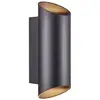 Image de Nordlux nico applique extérieure up down noire ip54 gu10 2218231003