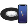 Image de Nordlux liva smart led 3 kit downlight encastrable noir 2200-6500k ip65 2210500003