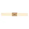 Image de Applique murale intérieur, salle de bain led intégrée, helva double basic en plastique feuille de bois, ip44, nordlux 2015311004