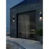 Image de Applique murale extérieur adapté aux zones côtières, canto maxi carré 2 en aluminium noir, ip44, nordlux 49731203