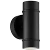 Image de Applique murale extérieur cylindrique, artilus double en aluminium noir, ip54, nordlux 2418151003