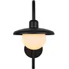 Image de Applique murale extérieur ronde, berlo en métal noir, ip44, nordlux 2418191003