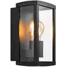 Image de Applique murale extérieur lanterne moderne, luchy en métal noir, ip44, nordlux 2418231003