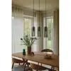 Image de Suspension style moderne et glamour, miella 3-rail en verre strié noir, ip20, nordlux 2412533047