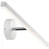 Image de Applique murale intérieur, salle de bain led intégrée, ip s13 60 en métal blanc, ip44, nordlux 2410421001