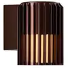Image de Applique murale extérieur adapté aux zones côtières, aludra simple en aluminium marron metallise, ip53, nordlux 2118011261