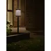 Image de Potelet coupar solar aluminium noir, h.80 ip44 solarled nordlux extérieur 2518228003