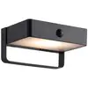 Image de Applique murale extérieur solaire, saulio en aluminium noir, ip44, nordlux 2518251003