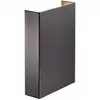 Image de Applique murale extérieur adapté aux zones côtières, fold 15 en aluminium noir, ip54, nordlux 2518041203