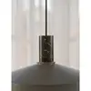 Image de Suspension moderne et minimaliste, elvas en métal et marbre marron, ip20, nordlux 2512013018