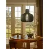Image de Suspension design naturel et léger, hazo 43 en bois noir, ip20, nordlux 2512053003