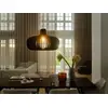 Image de Suspension design naturel et léger, hazo 65 en bois noir, ip20, nordlux 2512073003