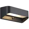 Image de Applique murale extérieur solaire, marcellio 22 en aluminium noir, ip54, nordlux 2618001003