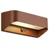 Image de Applique murale extérieur solaire, marcellio 22 en aluminium marron, ip54, nordlux 2618001018