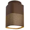 Image de Plafonnier sidara aluminium seaside marron metallise , h. 19 - ip54 - e27 nordlux extérieur 2618406218