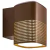 Image de Applique murale extérieur déco adapté aux zones côtières, sidara en aluminium marron metallise, ip54, nordlux 2618421218
