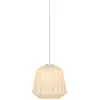 Image de Suspension détails plissés subtils, elbie en verre opale blanc, ip20, nordlux 2612323001