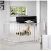 Image de Barrière de sécurité Flex L - BABY DAN - Blanc - Fixation murale - Réglable
