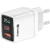 Image de Chargeur Universel Sandberg 441-52, Blanc, Ca, Charge Rapide, Interieur