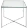 Image de Abc home table d'appoint chromée de style scandinave argent 0426862045