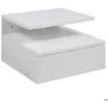 Image de Table de nuit à suspendre ASHLAN en bois blanc laqué
