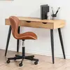 Image de Console/bureau Jupiter 110 Cm 3 Tiroirs - Chêne Sauvage/noir