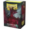 Image de Housses De Cartes Dragon Shield Matte Rouge Sang 100 Unités