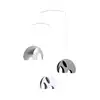 Image de Mobile Flensted_mobiles Olephants 149 45x35 Cm Multicolor Papier D'aluminium