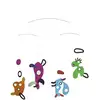 Image de Mobile Flensted Mobiles Museum Jorn 58 X 50 Cm Multicolor Cardboard