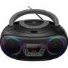 Image de FM Denver TCL-212BT 111141300012 AUX CD USB Bluetooth lumière dambiance gris 1 pc(s)